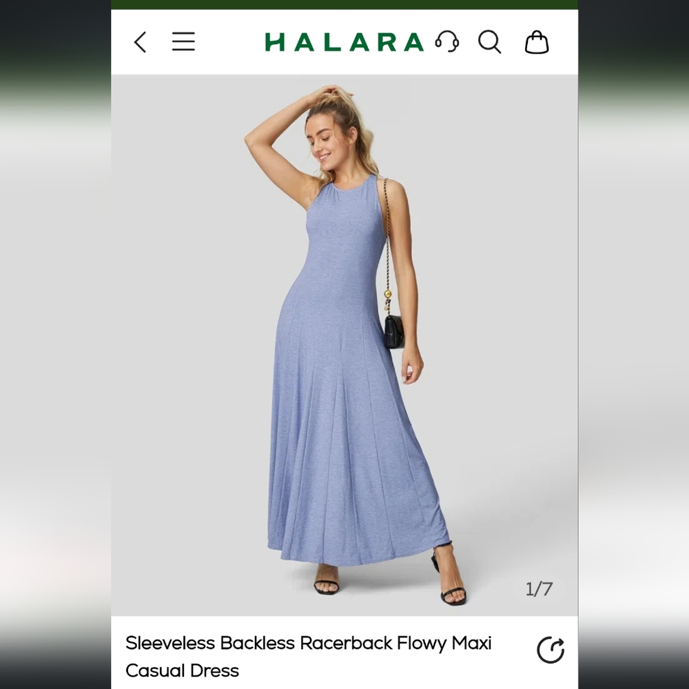 Halara Long maxi dress